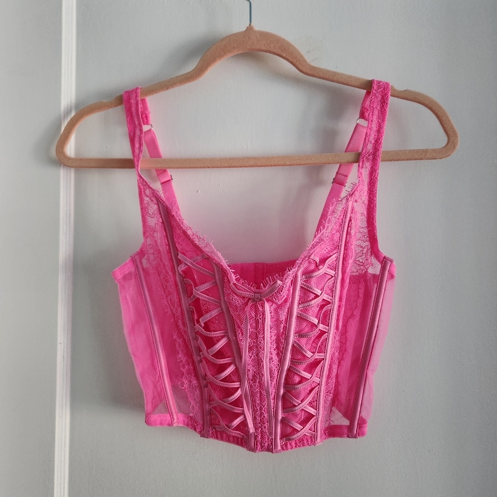 Pink Victoria's Secret Corset Top